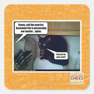 Pop tart for your soul? square sticker