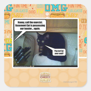 Pop tart for your soul? square sticker