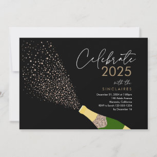 Pop the Bubbly New Year's Card