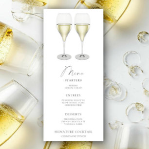 Pop the champagne bridal shower menu