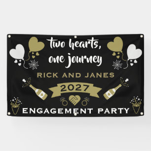 Pop The Champagne Celebration Party Banner