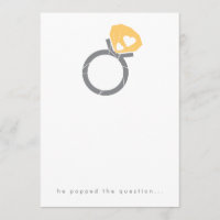 Pop the Question Engagement Party Invitation