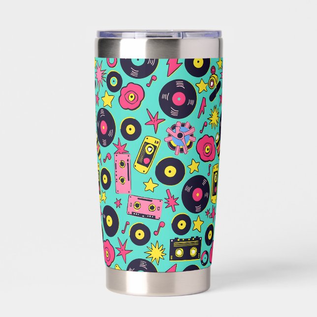 Pop Themed Water Bottle Insulated Tumbler (Front)