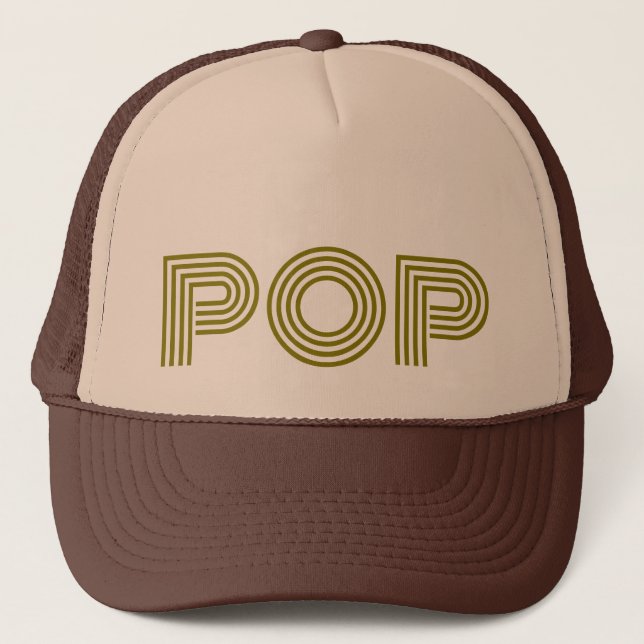 POP TRUCKER HAT (Front)