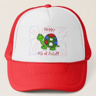 Pop Turtle 4th! Trucker Hat