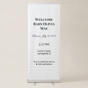 Pop Up Banner Stand Retractable Roll Up Display