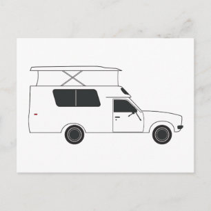 pop up chinook camper postcard