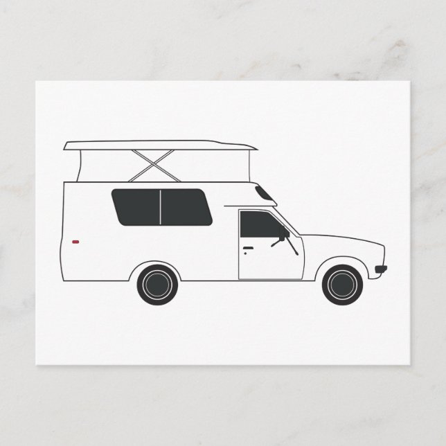 pop up chinook camper postcard (Front)