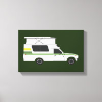 pop up chinook camper retro lemon lime