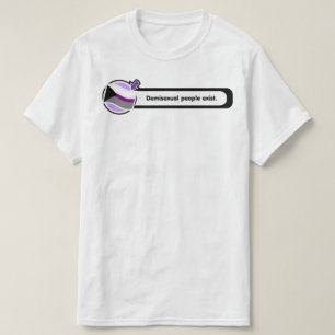 Pop-Up Demisexual People Exist Shirt