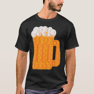 Pop Up Fidget Game Fathersday Beer For Dads T-Shirt