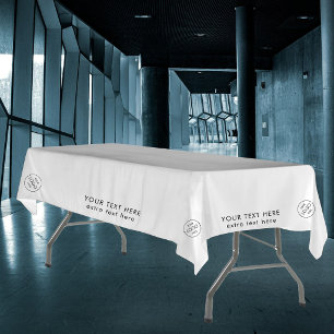 Pop Up Shop Business Logo Text Promo Trade Show Tablecloth