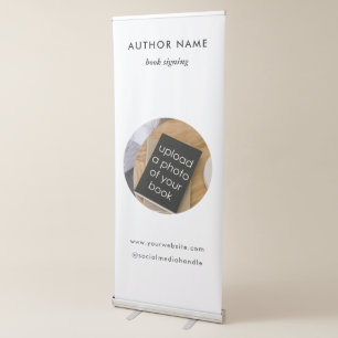 Pop Up Shop Standing Book Signing Author Promotion Retractable Banner