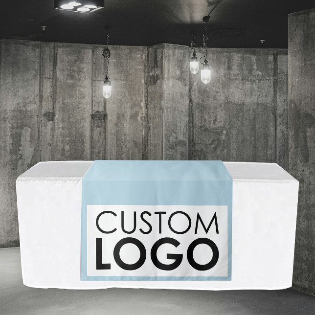 Pop Up Shop Table Runner Banner Big Logo Blue Tapestry (Pop Up Shop Table Runner Banner Big Logo Blue Tapestry)
