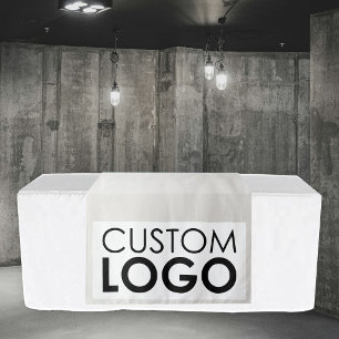 Pop Up Shop Table Runner Banner Big Logo Linen Tapestry
