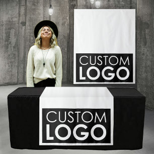 Pop Up Shop Table Runner Banner Business Big Logo Tapestry