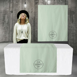 Pop Up Shop Table Runner Banner Business Logo  Tapestry