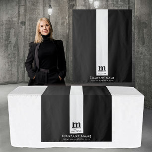 Pop Up Shop Table Runner Banner Business Logo  Tapestry