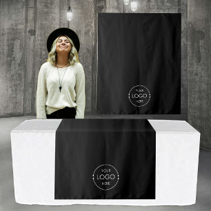 Pop Up Shop Table Runner Banner Business Logo  Tapestry
