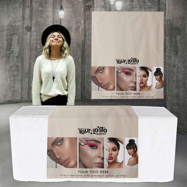 Pop Up Shop Table Runner Banner Business Photos Tapestry (Pop Up Shop Table Runner Banner Business Photos Tapestry)