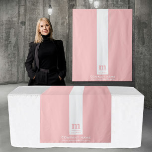 Pop Up Shop Table Runner Banner Logo Pink Tapestry