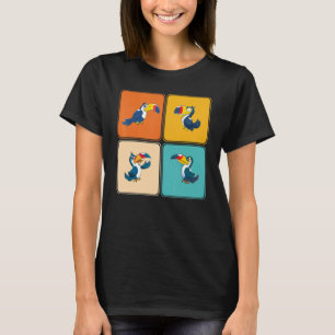 Pop Wildlife Zoo Bird Animal Tropical Toucan T-Shirt