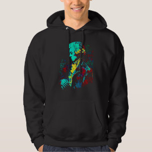 Pop Wolfgang Amadeus Mozart Music Composer Piano Hoodie