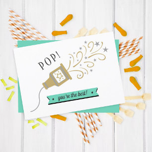 Pop, You're The Best! Whimsy Popper Father's Day