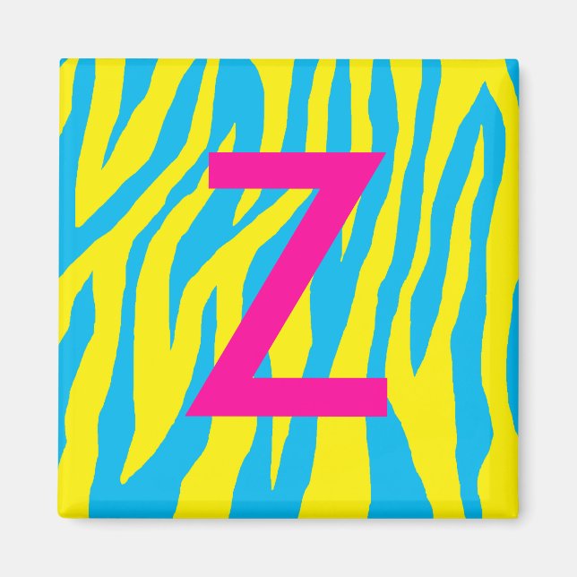 Pop Zebra Magnet (Front)