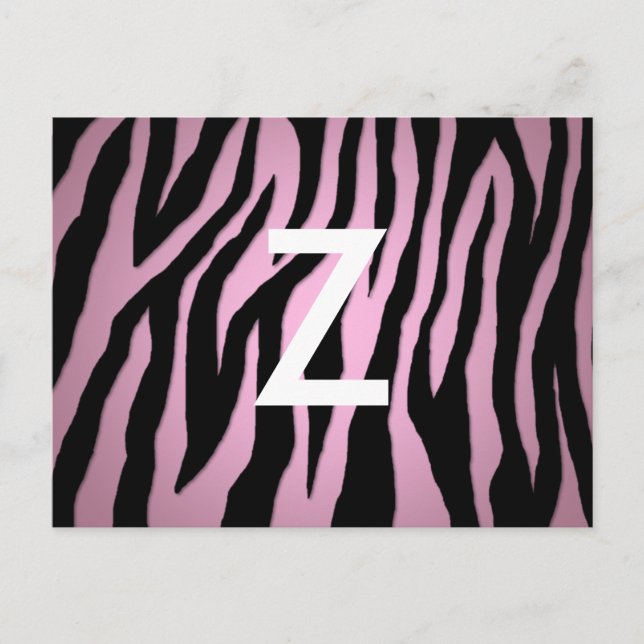Pop Zebra Postcard (Front)