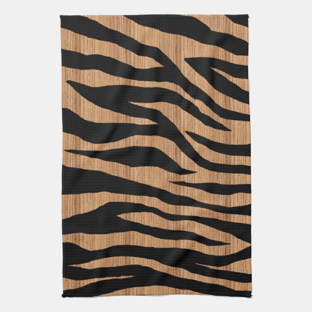 Pop Zebra Tea Towel (Vertical)