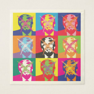 Popart Trump Impeachment Party Napkin