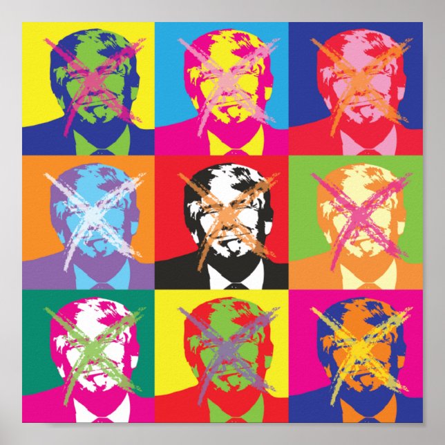 Popart Trump Impeachment Party Poster (Front)