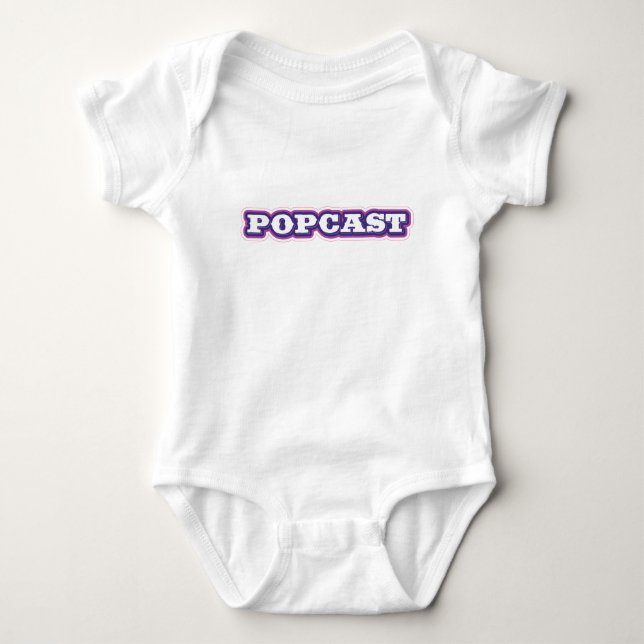 POPCAST baby one-piece Bodysuit (Front)