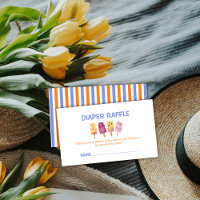 Popcicle Ice Cream Diaper Raffle Baby Shower 