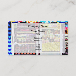 Popcorn and Candy Apples Business Card