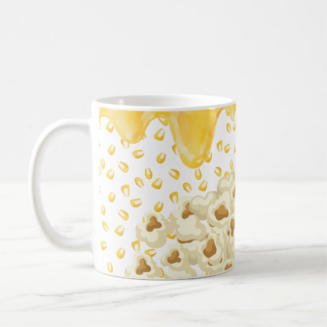 Popcorn and Melted Butter Coffee Mug (Left)