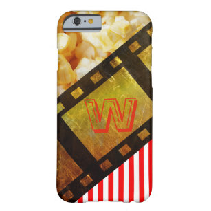 Popcorn and movie reel film theatre iphone 6/6S Barely There iPhone 6 Case