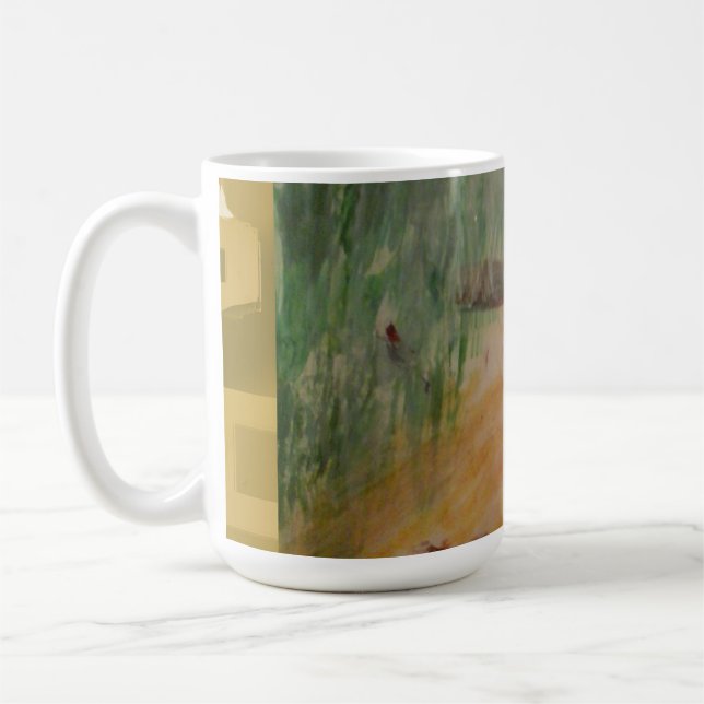 Popcorn Anime Abstract Coffee Mug (Left)