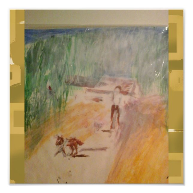 Popcorn Anime Abstract Photo Print (Front)