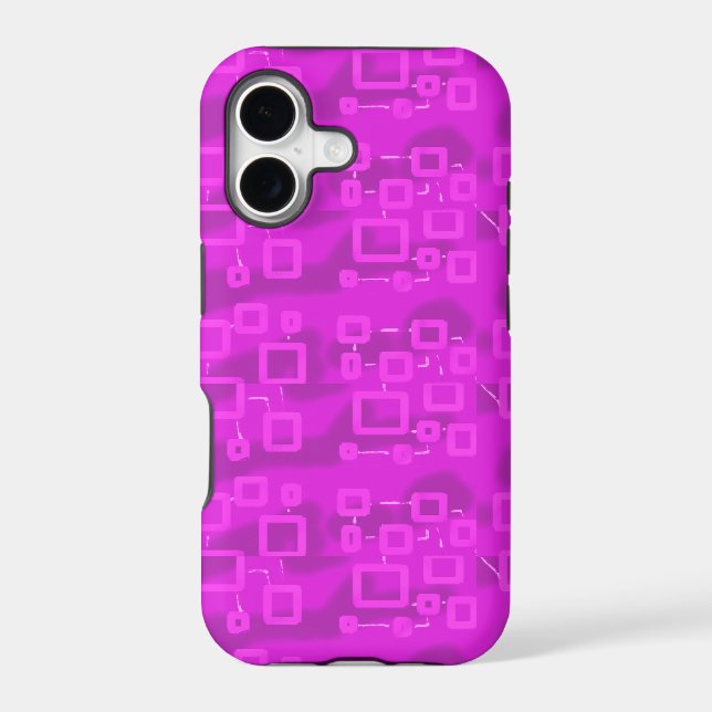 Popcorn Anime Candy Pink Circuit Cell Phone Case (Back)