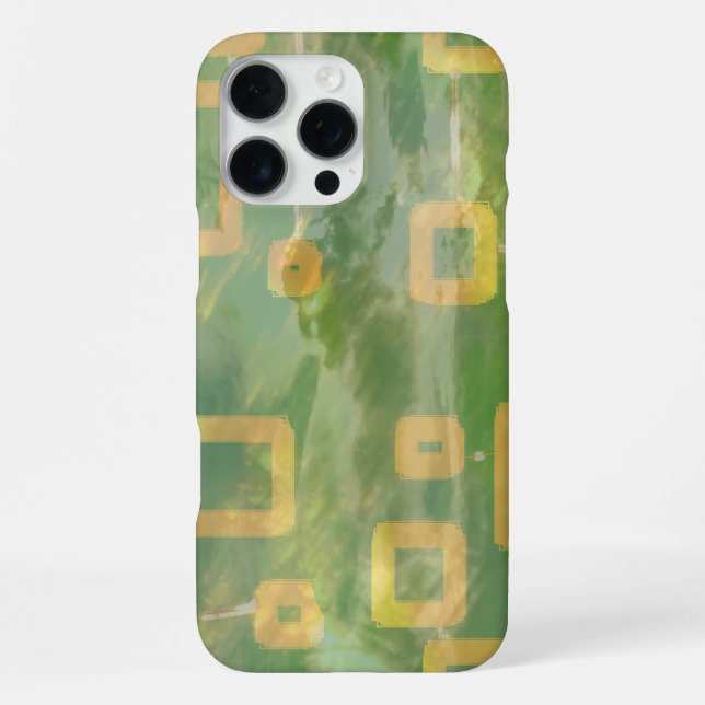 Popcorn Anime Cell Glorious Techno Sky iPhone Case (Back)