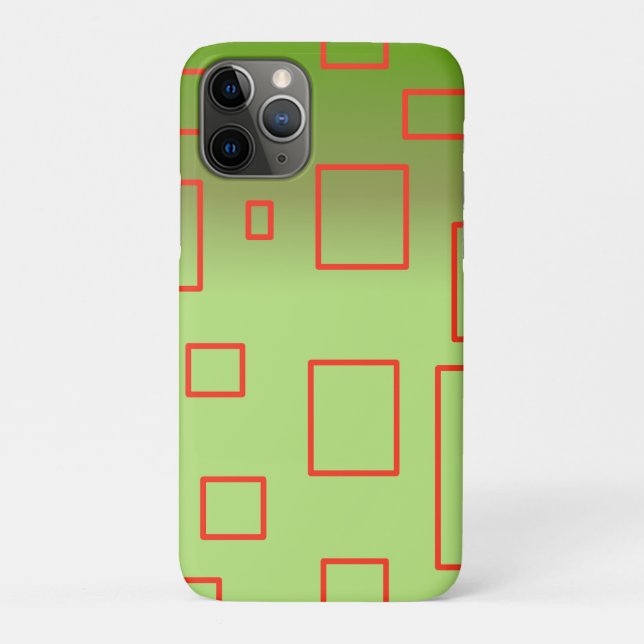 Popcorn Anime Christmas Green iPhone / iPad case (Back)