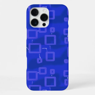 Popcorn Anime Circuit in Candy Blue Geometric iPhone 16 Pro Max Case