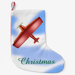 Popcorn Anime Cool Red Aviation Christmas Stocking