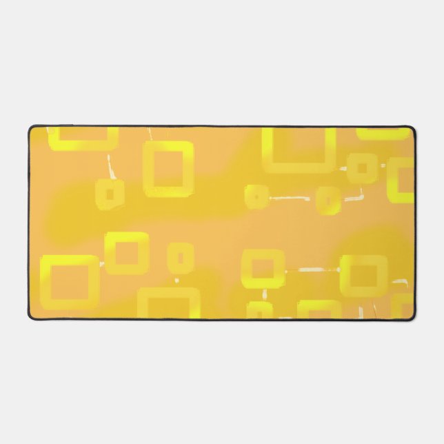 Popcorn Anime Desk Mat Yellow (Front)