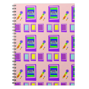 Popcorn Anime I Really Know Karaoke Spiral Noteboo Notebook