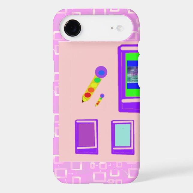 Popcorn Anime Karaoke in Pink Circuit Case (Back)
