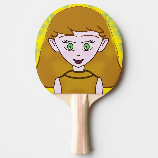 Popcorn Anime Merry's Ping Pong Paddle (Front)