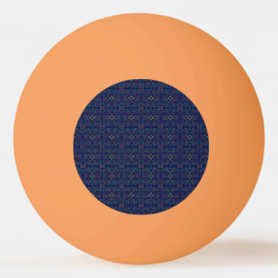 Popcorn Anime Picnic Seashore Blue Geometric Ping Pong Ball